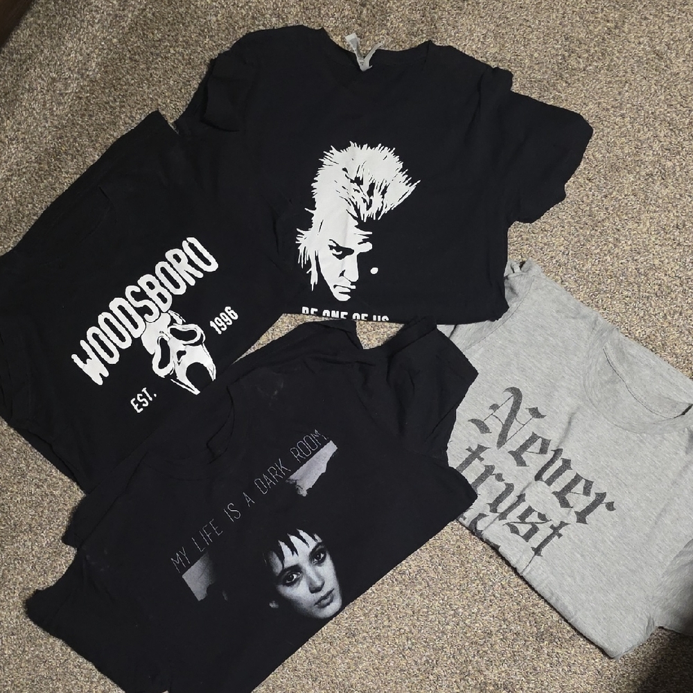 Bella Canvas Black & Gray Graphic Tee Bundle - Women's Short Sleeve Tops